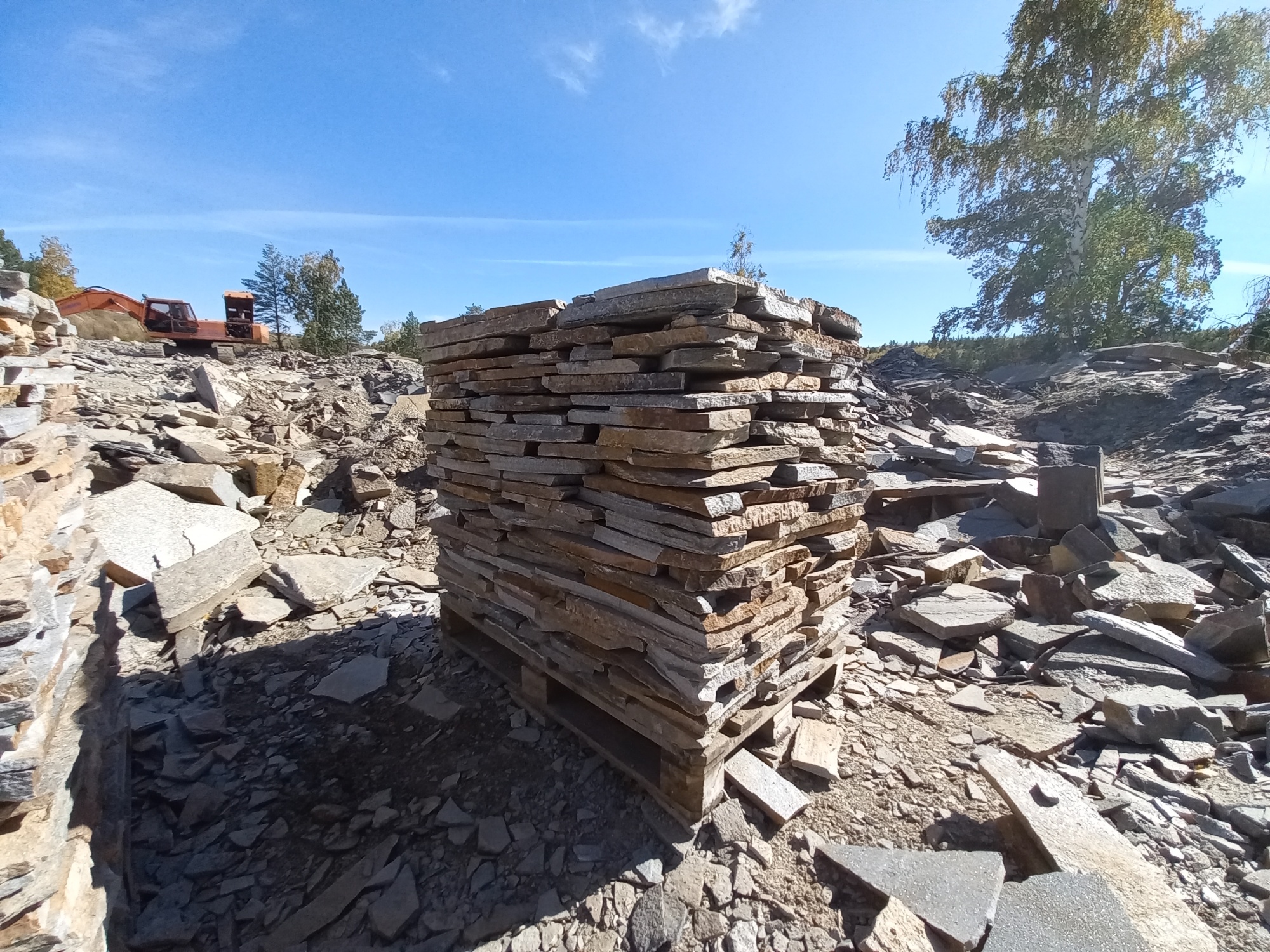 Плитняк златолит серебристый для мощения на бетон купить в Краснозаводске