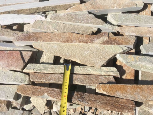 Горбушка златолит золотистый для облицовки купить в Краснозаводске