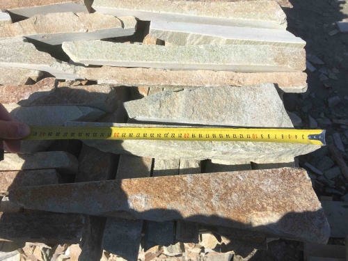 Горбушка златолит золотистый для облицовки купить в Краснозаводске