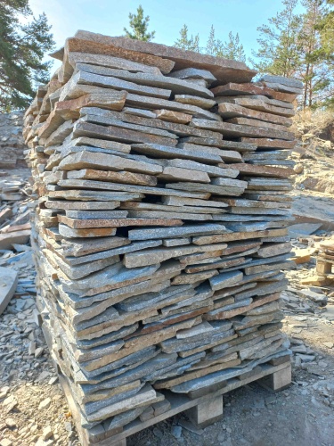 Плитняк златолит серебристый для фасада купить в Краснозаводске