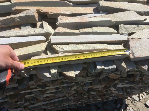 Горбушка златолит золотистый для облицовки купить в Краснозаводске