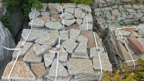 Гранитный плитняк галтованный для парковки купить в Краснозаводске