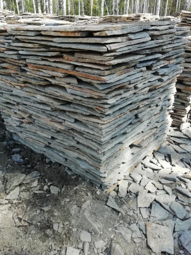 Плитняк златолит Уральский для цоколя, отмостки купить в Краснозаводске